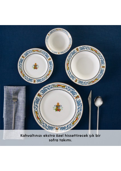 Forever Bone Vase 24 Parça 6 Kişilik Yemek Takımı fırsatları