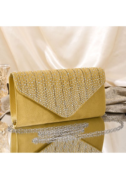Yeni Stil Rhinestones Zincir Bayan Ziyafet Debriyaj Çanta (Yurt Dışından) indirimleri