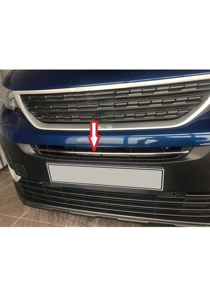 Ön Panjur Çıtası Plaka Üstü Krom Rifter Passanger Van 2019 ve Sonrası Modeller Için fırsatları