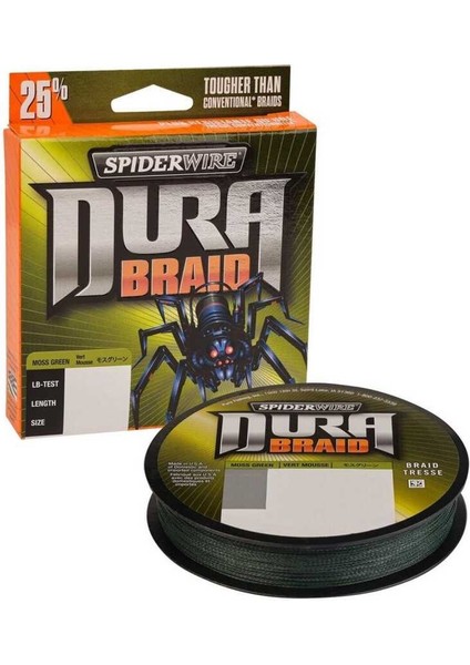 Spiderwire Dura Braid 135M Moss Green Örgü Ip 0.23MM