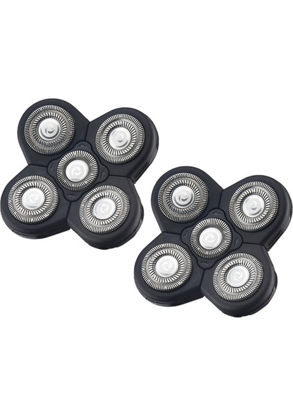 2 Adet Yedek Tıraş Başlığı Elektrikli Tıraş Makinesi 5d Bağımsız 5 Kesici Yüzen Başlık Paslanmaz Çelik Tıraş Bıçağı (Yurt Dışından)