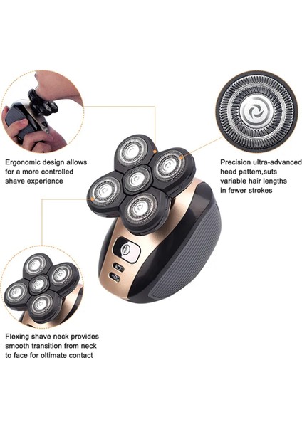 2 Adet Yedek Tıraş Başlığı Elektrikli Tıraş Makinesi 5d Bağımsız 5 Kesici Yüzen Başlık Paslanmaz Çelik Tıraş Bıçağı (Yurt Dışından) modelleri