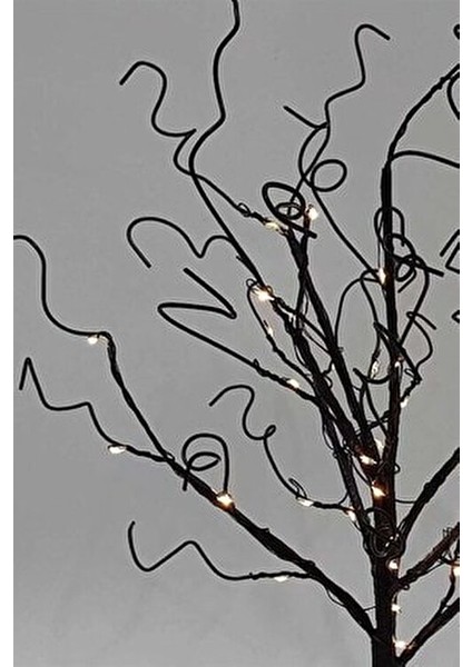LED Işıklı Siyah Ağaç Dekor 40 cm Bükülebilir fırsatları