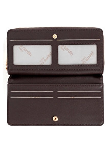 Kadın Cüzdan Deri Fermuarlı Klasik Tasarım Günlük Kullanım İçin