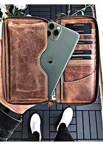 Leon Cüzdan Hakiki Deri Şık Tasarım Fermuarlı Model Hediye Seçeneği indirimleri