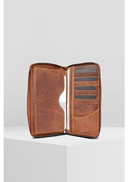 Leon Cüzdan Hakiki Deri Şık Tasarım Fermuarlı Model Hediye Seçeneği