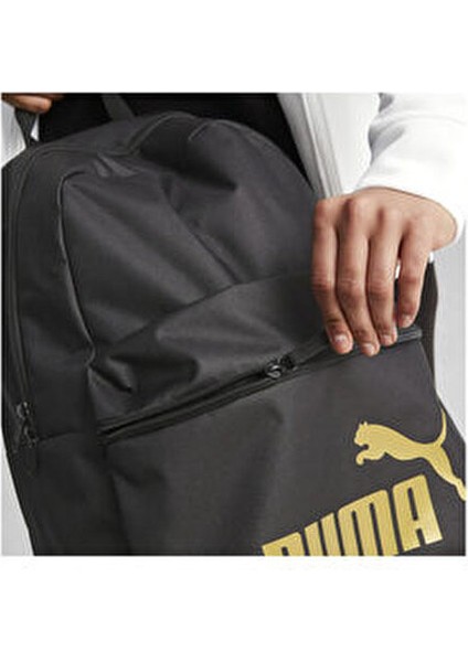 Phase Unisex Siyah Sırt Çantası 44 cm Yükseklik 30 cm Genişlik 14 cm Model 075487 49