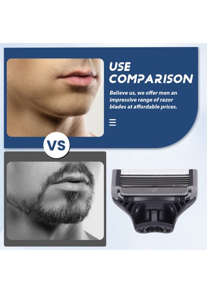 Harrys Erkek Tıraş Makinesi Başlıkları Tıraş Makinesi Yedek Başlıkları Manuel Tıraş Bıçakları (Yurt Dışından) indirimleri