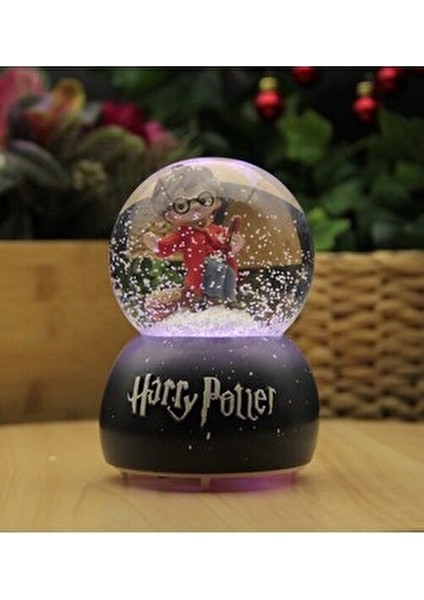 Harry Potter Kar Küresi Işıklı ve Müzikli Cam Malzeme ile 12 cm Yükseklik Dekoratif fırsatları