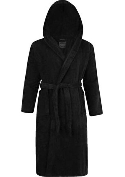 Kapşonlu Bornoz Bukle Kumaşla Yumuşak Doku 1 Adet Unisex Kullanıma Uygun indirimleri