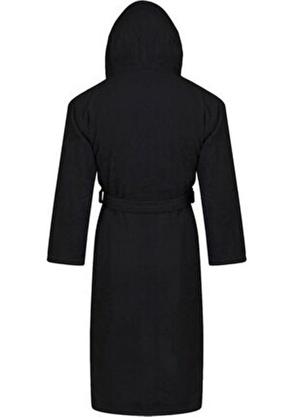 Kapşonlu Bornoz Bukle Kumaşla Yumuşak Doku 1 Adet Unisex Kullanıma Uygun