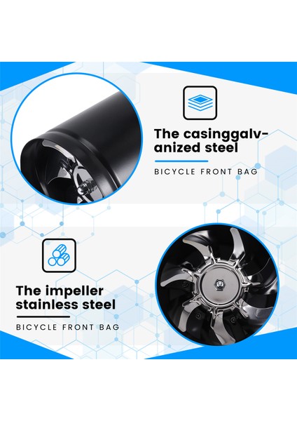 6 Inç Yüksek Hızlı Egzoz Fanı Hat Içi Kanal Mutfak Davlumbazı Metal Tuvalet Fanı Endüstriyel Fan 220V (Yurt Dışından) fırsatları