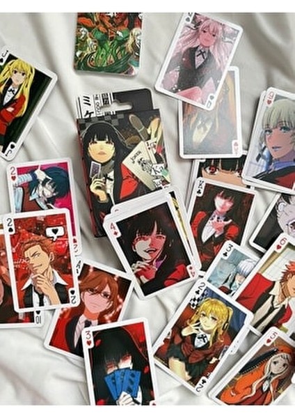 Anime Kakegurui Poker Kartı 54 Parça Yüksek Baskı Kalitesiyle Koleksiyonluk
