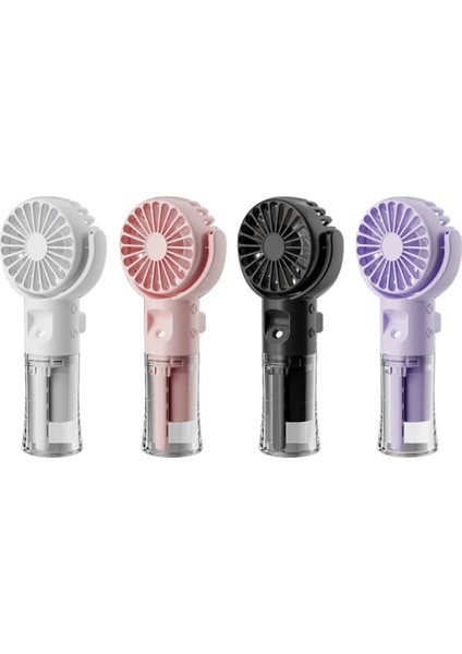 F4 El Tipi Sisleme Fanı Nemlendirici Sisleme Fanı Askılı Boyun Fanı Katlanabilir Mini El Tipi Fan, Pembe (Yurt Dışından) indirimleri