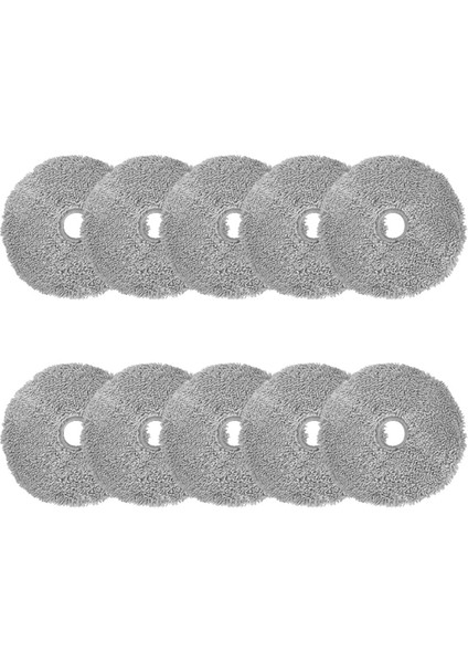 10PCS Lydsto Için Paspas Bezi W2 Robot Vakumları Yedek Parça Yuvarlak Paspas Yedek Aksesuarları (Yurt Dışından)