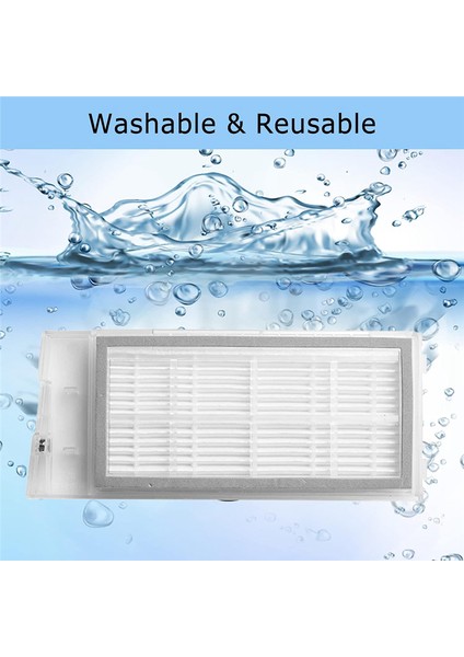 Xclea ​​H30 PLUS/H40 Için Yedek Yedek Parça Robot Vakum Süpürücü Ana Yan Fırça Hepa Filtre Mop Bez Toz Çantası (Yurt Dışından) modelleri