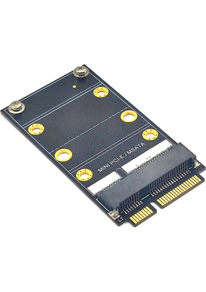 Mini Pcıe/msata Adaptörü Katı Hal Sürücü Dönüştürücü Genişletme Kartı Test Kartı Msata SSD Mini Pcı Express Wifi Kartı (Yurt Dışından)