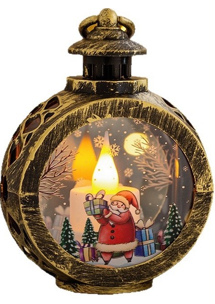 Noel Dekorasyon Ürünleri Asmalı Retro Işıklı Küçük Gece Lambası (Yurt Dışından)