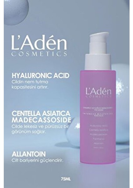 Yoğun Nemlendirici Yüz Kremi Onarıcı Etkiyle 75 ml Vegan İçerik Tüm Cilt Tiplerine Uygun