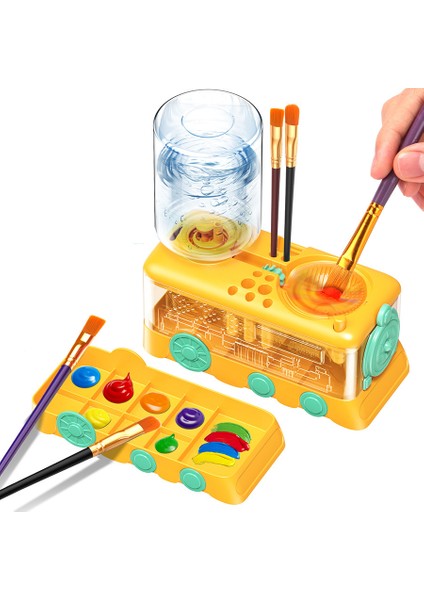 Otomatik Su Değiştiren Kıl Fırça Temizleyici Pense (Yurt Dışından)