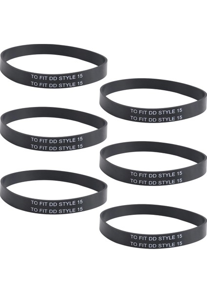 6 Adet Yedek Elektrikli Süpürge Tırtıllı Kemer, Kir Şeytan Stili Için Uyumlu 15 Dik Elektrikli Süpürge (Yurt Dışından)