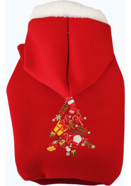 Kedi Köpek Kıyafetleri Noel Yılbaşı Sweatshirt