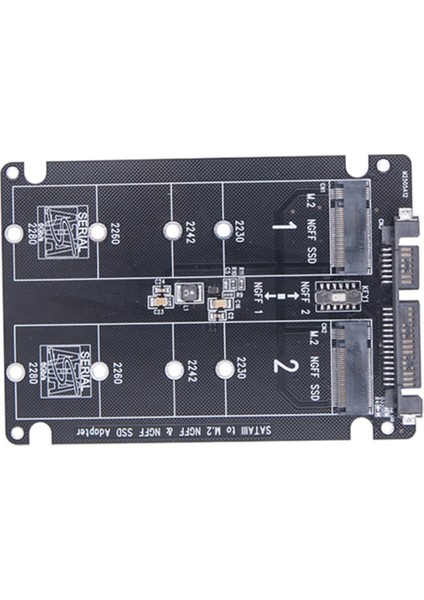 Çift Ngff - Sata Adaptörü 2 Portlu M.2 Sata SSD B Anahtarı - 2230 2242 2260 2280 M2 SSD Için Sata3.0 6gbps Dönüştürücü Pc Için (Yurt Dışından) indirimleri