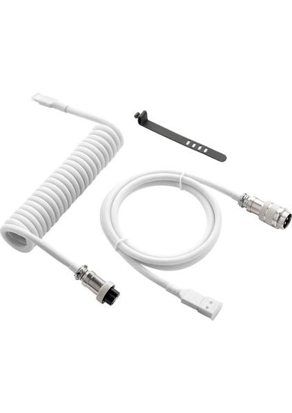 Oyun Klavyeleri Için USB Type-C Kablosu, Çift Kollu Mekanik Klavye Kablosu, Mekanik Klavye Özel Sarmal Kablosu (Yurt Dışından)