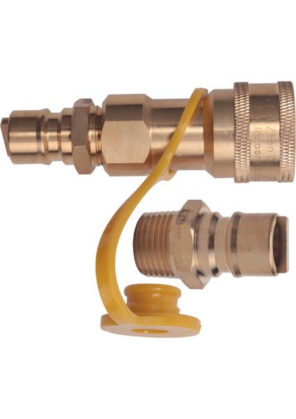 1/2 Inç Masif Pirinç Gaz Propan Hızlı Bağlantı Kesme Bağlantı Adaptörü (Yurt Dışından) modelleri