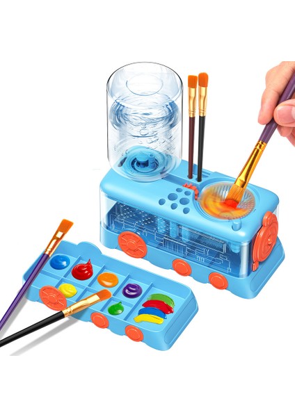 Otomatik Su Değiştiren Kıl Fırça Temizleyici Pense (Yurt Dışından)