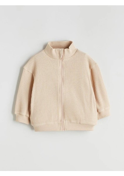 Dik Yaka Erkek Bebek Hırka (W5)