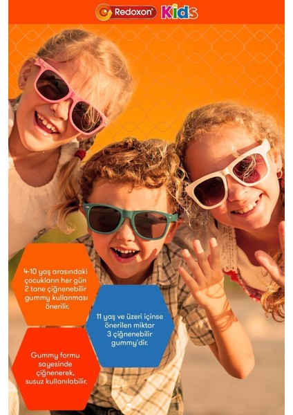 Asfstore Redoxon Kids 60 Çiğneme Tableti 2'li Avantaj Paket - Ikincisi %70 Indirimli fırsatları