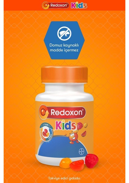 Asfstore Redoxon Kids 60 Çiğneme Tableti 2'li Avantaj Paket - Ikincisi %70 Indirimli indirimleri