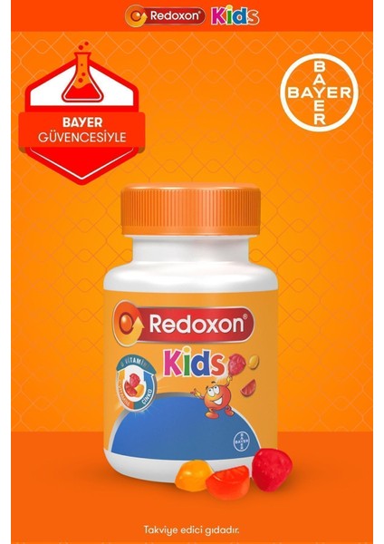 Asfstore Redoxon Kids 60 Çiğneme Tableti 2'li Avantaj Paket - Ikincisi %70 Indirimli