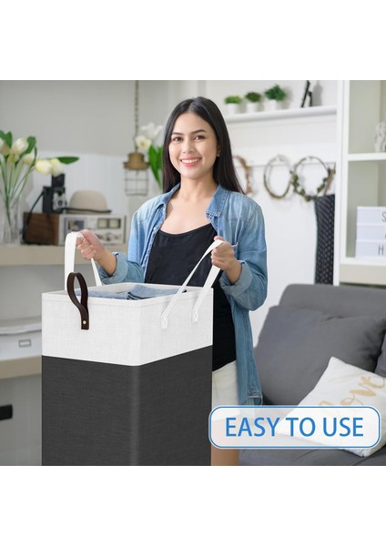 Kirli Sepet Tekerlek 90L Kolu Katlanabilir Saklama Sepeti (Yurt Dışından) fiyatları