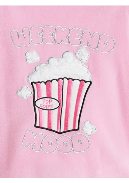 Bisiklet Yaka Polar Kız Çocuk Pijama Takımı (W5) modelleri