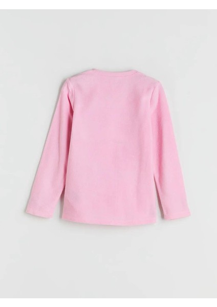 Bisiklet Yaka Polar Kız Çocuk Pijama Takımı (W5) fırsatları