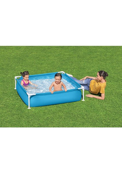 My First Frame Pool 122 x 122 x 30,5 Cm, Mavi, Köşeli indirimleri