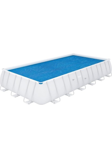 Polietilen Solar Branda 703 x 336 Cm, Mavi, Köşeli