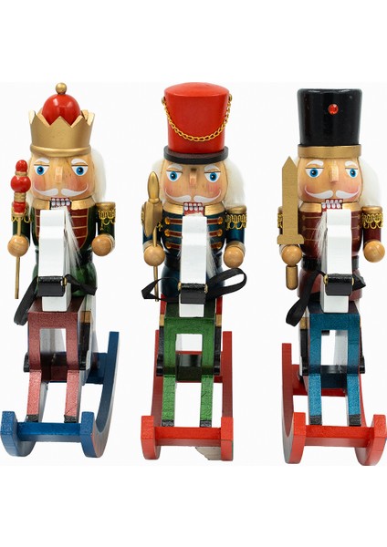 Sallanan At Gold Kılıçlı Nutcracker 30CM fırsatları