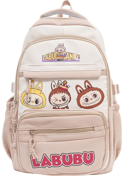 Yeni Büyük Kapasiteli Ortaokul ve Lise Öğrenci Okul Çantası Karikatür Sevimli Öğrenci (Yurt Dışından)