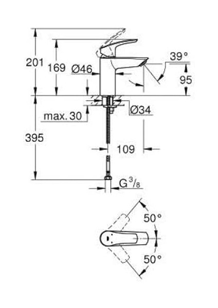 Eurosmart Lavabo Bataryası S-Boyut Krom - 32467003 indirimleri