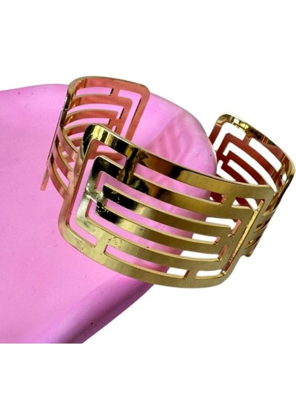 5363 Labirent Model Altın Renkli Bijuteri Bilezik fırsatları