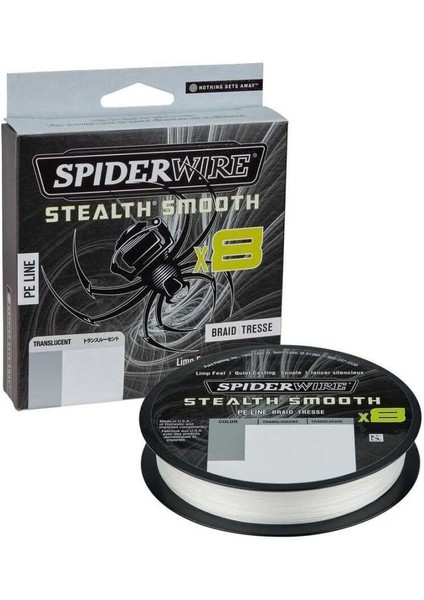 Spiderwire Stealth Smooth X8 Pe Braid 300M Translucent Örgü Ip 0.14MM
