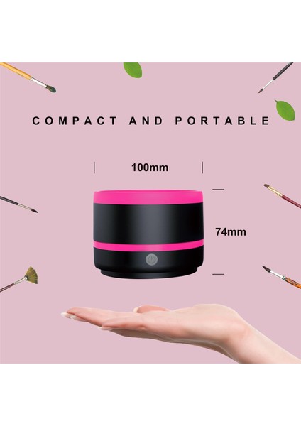 Boya Fırçası Temizleyici, Elektrikli Boya Fırçası Temizleyici Durulama Kabı, Boyama Fırçası, Sanatçı Fırçası Temizleme Yıkama Fırçası (Yurt Dışından) fiyatları