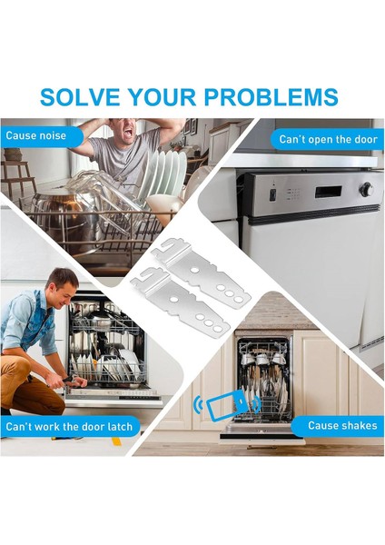 4'lü Premium Bulaşık Makinesi Montaj Braketi, Whirl-Pool, Ken-More Için Vidalı Tezgah Altı Bulaşık Makinesi Braketi (Yurt Dışından) fırsatları