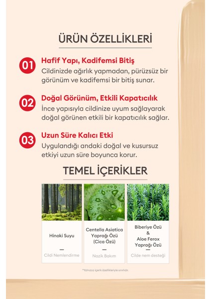 Kadife Mat Görünüm Sağlayan Cushion Fondöten 15g Velvet Finish Cushion Spf 50 No.21