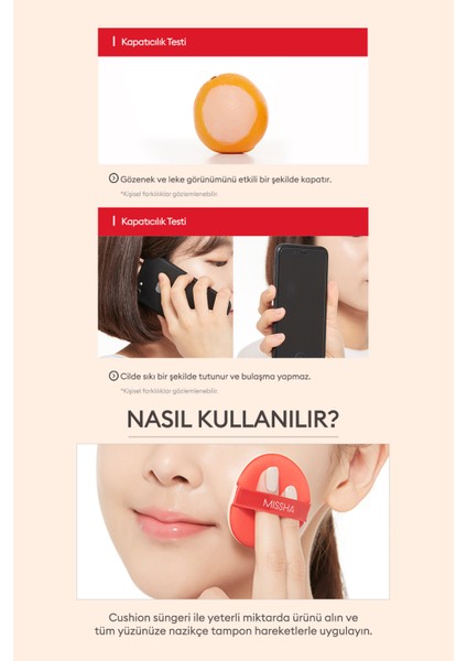 Kadife Mat Görünüm Sağlayan Cushion Fondöten 15g Velvet Finish Cushion Spf 50 No.21