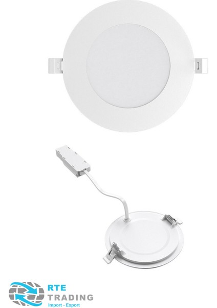 18w Led Panel - Beyaz Işık (6500K) - Beyaz Kasa - Yuvarlak - Sıva Üstü fiyatları
