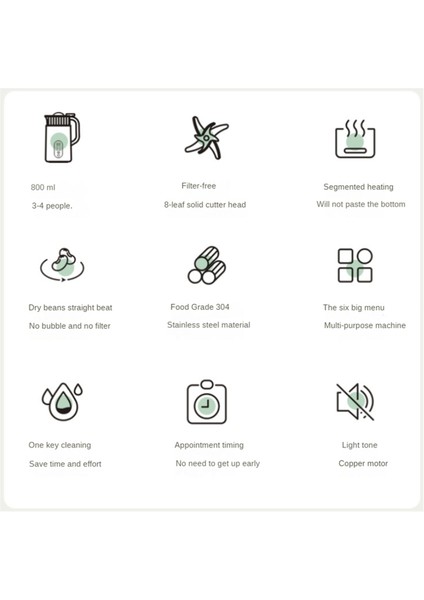 Ev Yapımı Bitki Sütü, Yulaf Sütü, Soya Sütü Makinesi Için Elektrikli Soya Sütü Duvar Kırma Makinesi Abd Fişi (Yurt Dışından) fırsatları